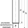 Габаритный чертеж OSR AC42A5-43P-R2,5-LZS4-F