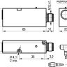 Габаритный чертеж OY IC1P-2-10-PS4