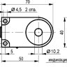 Габаритный чертеж ISB RC1A5-32N-R10-LZS4