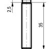 Габаритный чертеж ISN F11B-31N-2,5-L