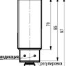 Габаритный чертеж IV1B AC81A5-43P-10-LZS4