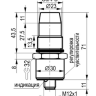 Емкостный датчик CSN WC46B8-315PG-8-LZS4-2-P1