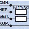 Схема подключения индуктивный датчик  ВБИ-Ф60-40У-1123-З.5