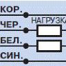 Схема подключения Оптический датчик ВБО-М18-65C-5113-СА.51(2000мм)