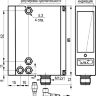 Габаритный чертеж OV IC61P5-43P-R800-LZS4