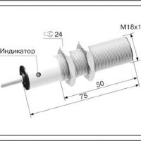Индуктивный датчик ВБИ-М18-76У-1252-Л