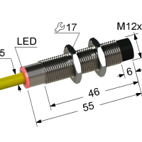 Индуктивный датчик ВБИ-М12-55У-2111-С.51(Upg)