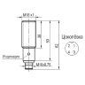 Индуктивный датчик ISBt AC4A-31P-5F-LZR4-C-V-P1