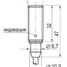 Габаритный чертеж ISB BF2B8-31P-2-L-H