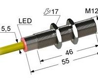 Индуктивный датчик ВБИ-М12-55У-1111-С.51(Upg)