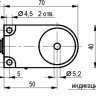 Габаритный чертеж ISB RC1A5-32N-R5-LZS4