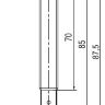 Габаритный чертеж      ISB A24A-01G-2E-L