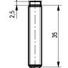 Габаритный чертеж ISN F1B-31N-2,5-L