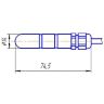 Резистивный датчик температуры TA CG31P8-CC-U-10-2