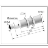 Индуктивный датчик ВБИ-М18-76Р-1111-С.51