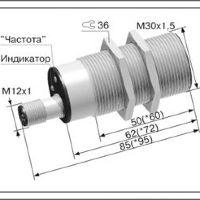 Датчик контроля скорости ДКС-М30-60Р-1112-ЛА