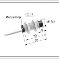 Индуктивный датчик ВБИ-М12-34У-2111-К.6