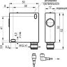 Габаритный чертеж OY IC41A-2-10-PS4