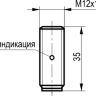 Габаритный чертеж ISB BC22A-31N-2-LS4