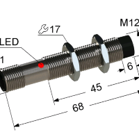 Индуктивный датчик ВБИ-М12-70Р-2112-С.51(Upg)