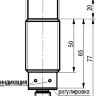 Габаритный чертеж IV1N EC81A5-43N-15-LZS4