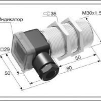 Индуктивный датчик ВБИ-М30-50К-1121-З