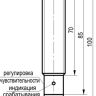 Габаритный чертеж OSR AF42A5-43P-R5-LZ