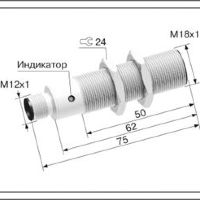  Индуктивный датчик с аналоговым выходом ДПА-М18-65Р-1110-Н