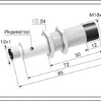 Индуктивный датчик ВБИ-М18-76Р(с27)-2251-Л