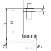 Соединитель CS PC4-3-2 (розетка)