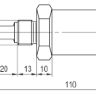 Габаритный чертеж CSN EC482B8-43P-20-LZS4-P1