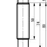 Габаритный чертеж ISN E42A-02G-8E-L