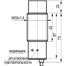 Ёмкостный датчик уровня CSN E81A5-12G-20-LZ-H