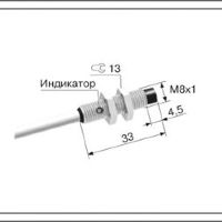 Индуктивный датчик ВБИ-М08-34У-2121-З