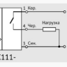 Датчик бесконтактный индуктивный для КАМАЗА ВБИ-М12-60УР-1111-З.7(0,5м) 