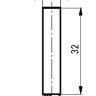 Габаритный чертеж ISB D0B-31N-1,5-L