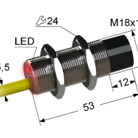 Индуктивный датчик ВБИ-М18-50У-2121-З