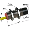 Индуктивный датчик ВБИ-М18-50У-2121-З