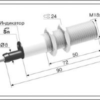 Ультразвуковой датчик ВБУ-18М-65С-9121-С.5(0.6)