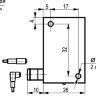 Габаритный чертеж ISB IC2A-31N-2-LS40