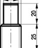 Габаритный чертеж ISB Z4A-321N-4-L