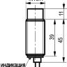 Габаритный чертеж ISN F43A-12-8-L