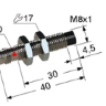 Индуктивный выключатель ВБИ-М08-40Р(с3)-2111-С.51(3мм)(Upg)