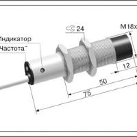  Датчик контроля скорости ДКС-М18-76У-2351-ЛА.0(без задержки срабатывания)