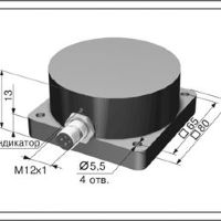 Индуктивный датчик ВБИ-Ф80-40Р-2113-З.5