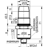 Емкостный датчик CSN EC46B8-315PG-8-LZS4-P1