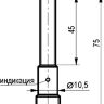 Габаритный чертеж ISB AC13B-21-1,5-LPS4