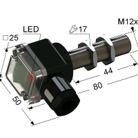 Индуктивный датчик ВБИ-М12-45К-1121-С.51(6мм)(Upg)