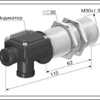 Индуктивный датчик ВБИ-М30-65Кт-1251-Л