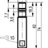 Габаритный чертеж ISB WC2A8-31N-1,5-ZS4-2